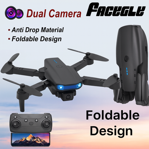 🚀 Dron Fxcycle Dual Camera – stabilny, składany i łatwy w obsłudze