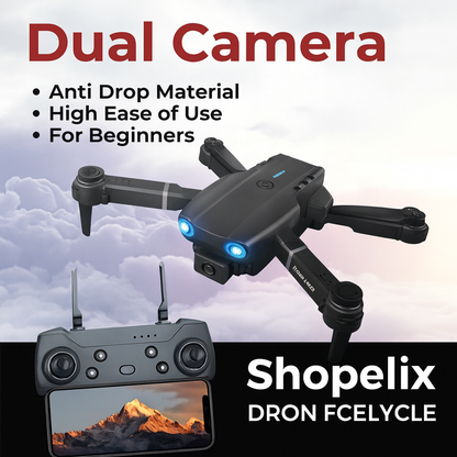 🚀 Dron Fxcycle Dual Camera – stabilny, składany i łatwy w obsłudze